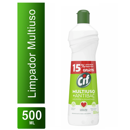 LIMPADOR CIF MULTIUSO ANTIBACTERIANO SQZ L500PG425