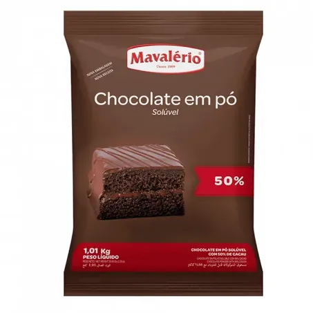 CHOCOLATE EM PÓ 50% CACAU 1KG