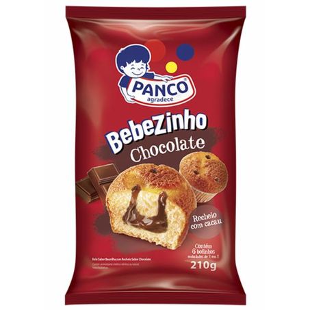 Bolinho Panco Bebezinho Chocolate  210g