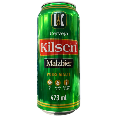 Cerveja kilsen 473ml latao malzbier puro malte un