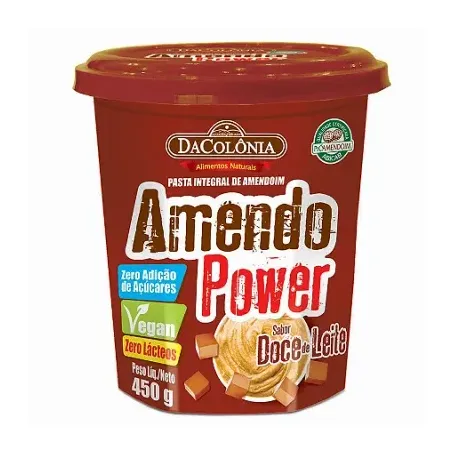 Pasta dacolonia amendo power doce de leite 450g