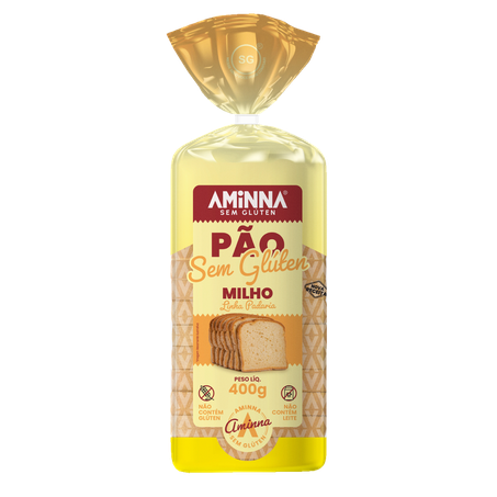 Pão Sem Gluten Aminna Milho 400g
