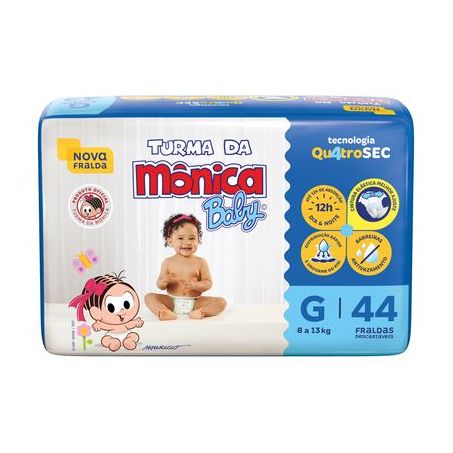 Fralda Turma Monica Baby g C/44