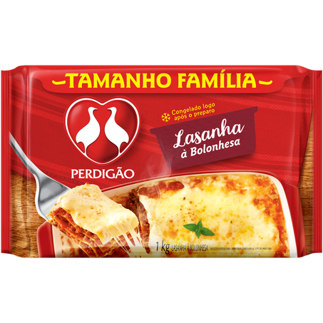 Lasanha perdigao 1kg bolonhesa
