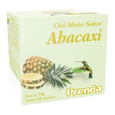 Chá Misto Prenda Sabor Abacaxi Embalagem 12G