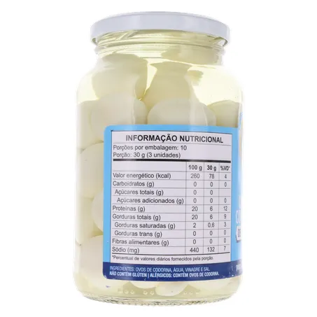 Ovos de codorna quintaes 300g 360-25