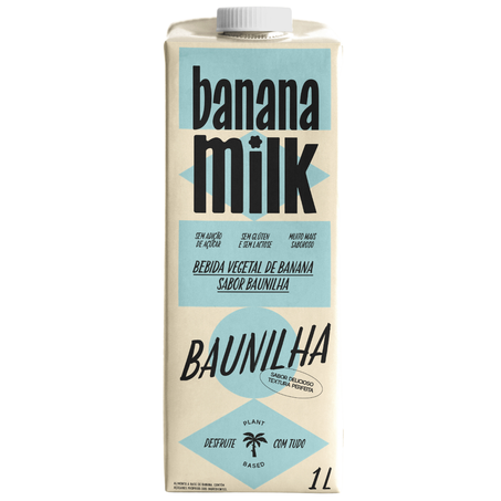 BEBIDA VEGETAL BAUNILHA 1L - BANANA MILK