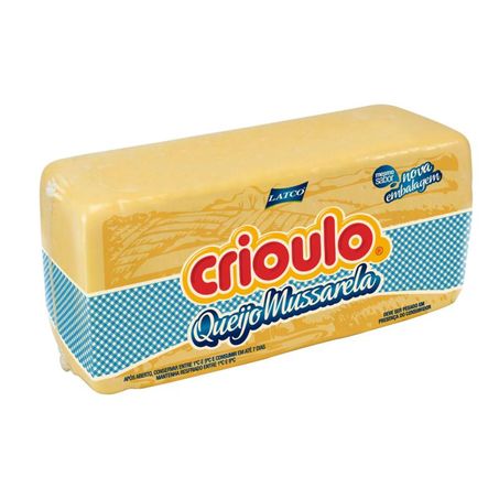 Queijo Mussarela Criolo Latco Kg 
  - Peso Aprox Un 0,500 kg