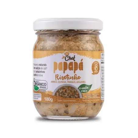 Risotinho Papapá Arroz, Quinoa, Frango e Legumes 180g