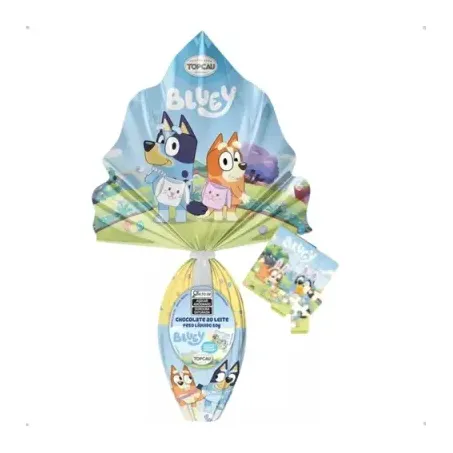 Ovo Pascoa Topcau 90g Ao Leite Bluey Maleta