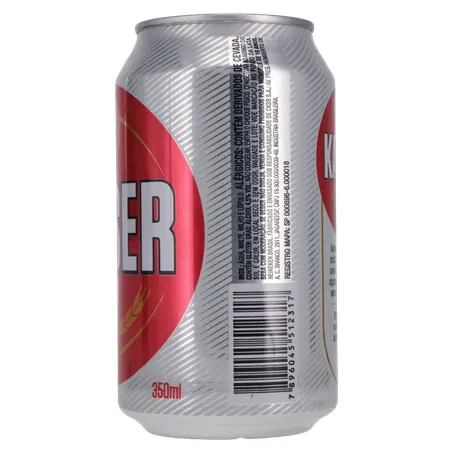 Cerveja Lata Kaiser Lager 350ml 360-9