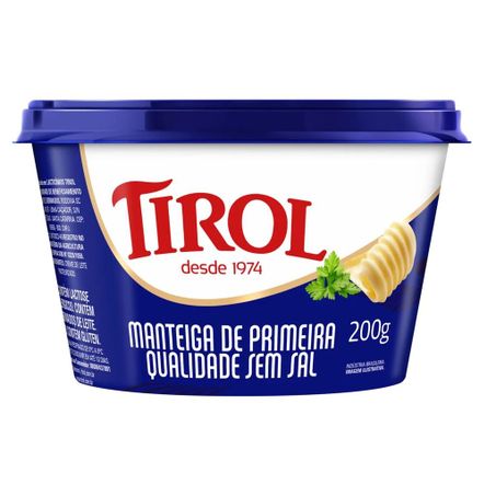 MANTEIGA S/SAL EXTRA TIROL 200G