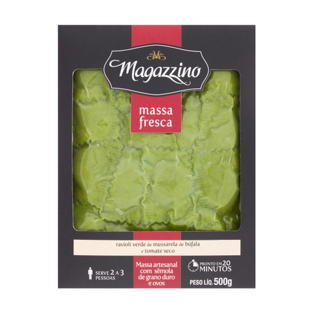 RAVIOLI MAGAZZINO VERDE MUSS T/SEC 400G