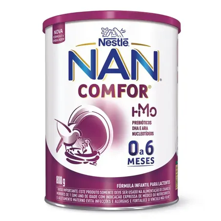 Fórmula Infantil Nan Comfor 0 a 6 Meses Lata 800gr