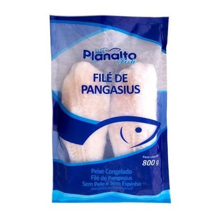 Filé de peixe planalto fish 800g panga sem pele