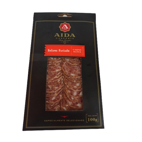 AIDA SALAME ITALIANO FATIADO 100G