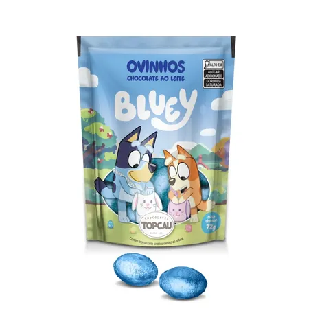 Chocolate Top Cau 72g Bluey Mini Ovinhos Sache