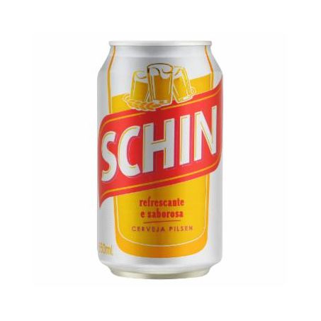 Cerveja schin pilsen lata 350ml