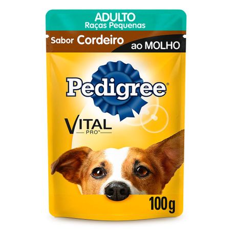 ALIMENTO P/CAO ADULTO RP PEDIGREE 100 G CORDEIRO  