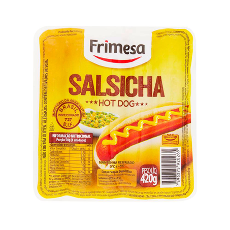 Salsicha Frimesa Hot Dog Pacote 420G
