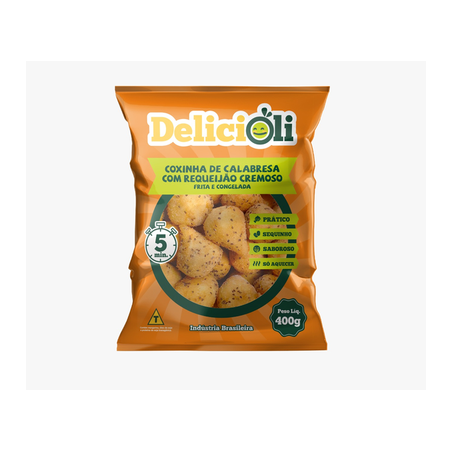 Salg Delicioli Frito Cong. 400g Calabresa Requeijao