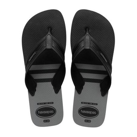 SANDÁLIAS HAVAIANAS CITY BASIC PRETO E CINZA AÇO 39/40