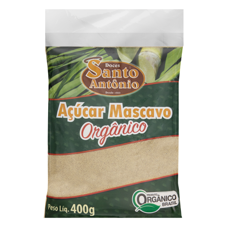 Açucar Mascavo Santo Antonio 400g Organico