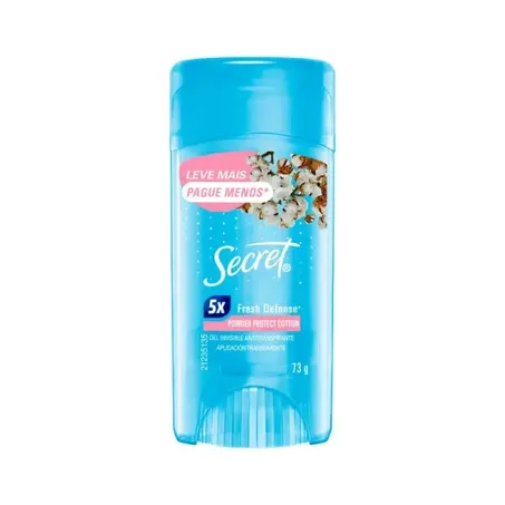 Desodorante Secret Powder Protect Cotton Em Gel Stick 73g 
 
