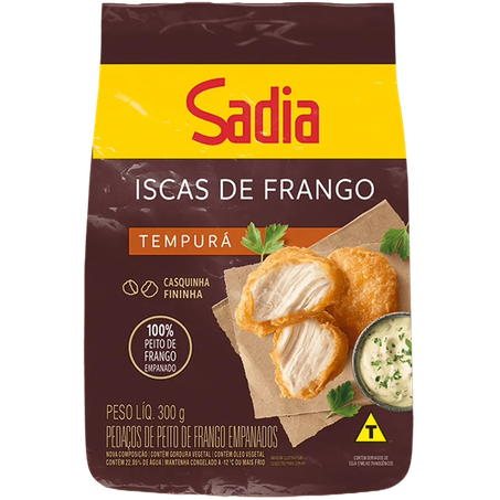 ISCAS PEITO DE FRANGO TRADICIONAL SADIA 300G