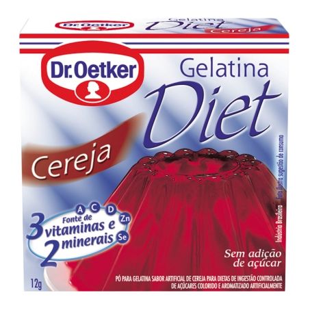 GELATINA DR OETKER DIET CEREJA 12G