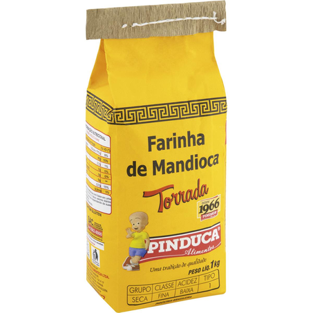 Farinha de Mandioca Pinduca 1kg - Torrada