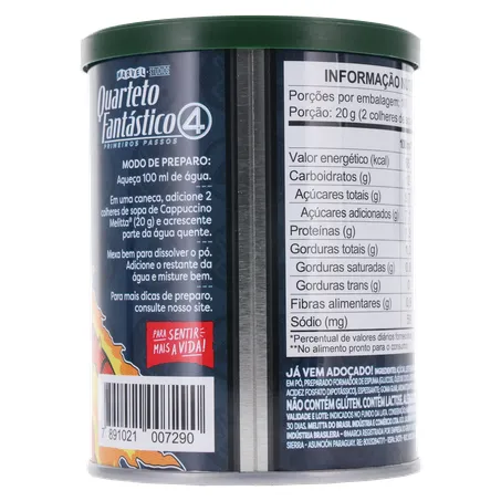 MISTURA CAPPUCCINO MELITTA CHOCOLATE 200G 360-15