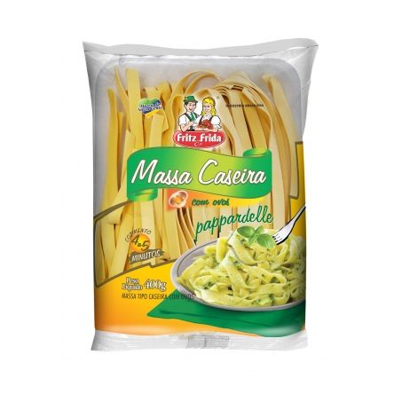 Massa caseira fritz e frida pappardelle 400g