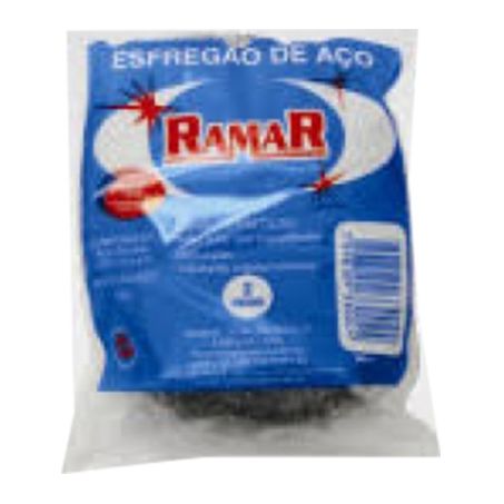 Esfregao de aco ramar c/2un