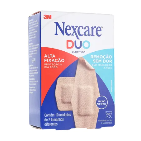 Curativo nexcare duo tamanhos diferentes caixa c-10unid 360-16