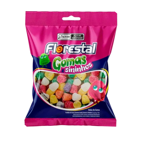BALA DE GOMA FLORESTAL 150G SININHOS