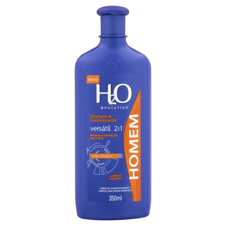 Sh H2o Homem 350ml Versatil 2x1