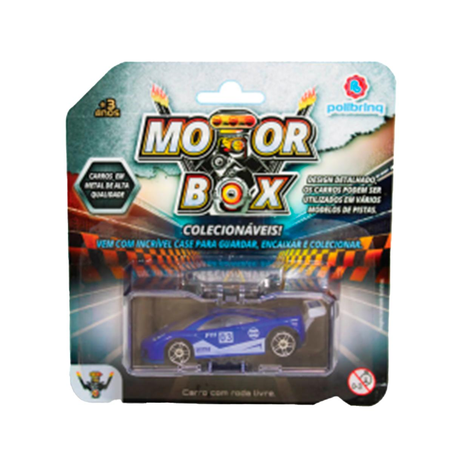 Carro Polibrinq Motor Box - Colecionável