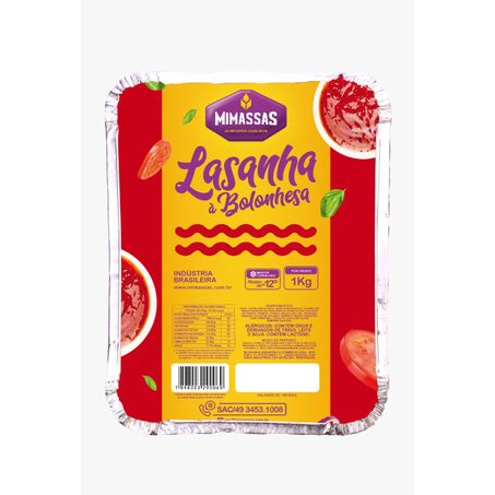 Lasanha bolonhesa mi-massas 1kg