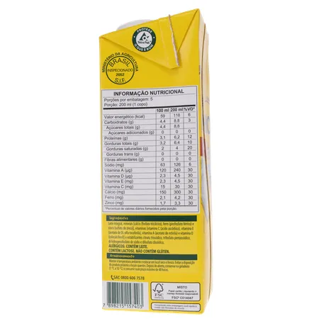 Leite Longa Vida Ninho Integral Cx 1l 360-10