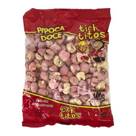 Pipoca doce tick titos unidade 100gr
