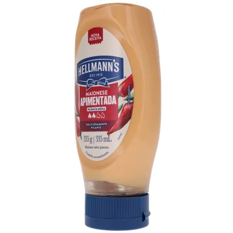 Maionese Apimentada Hellmann's NBA Chicago Bulls Frasco 335gr 360-4