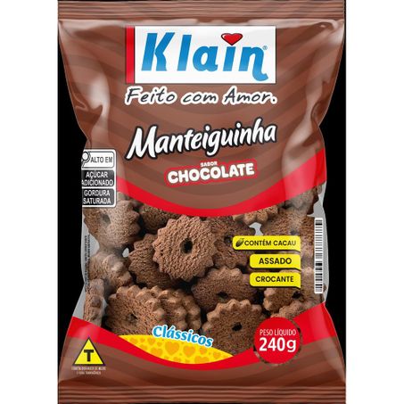 Bisc klain manteiguinha chocolate 240g