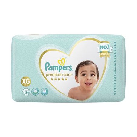 Fralda Xg Pampers Premium Careidades 26UN