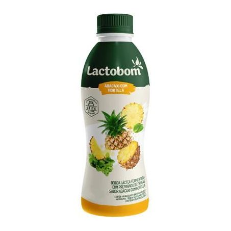 Bebida Láctea Lactobom Abacaxi Com Hortelã Garrafinha 150g 
 