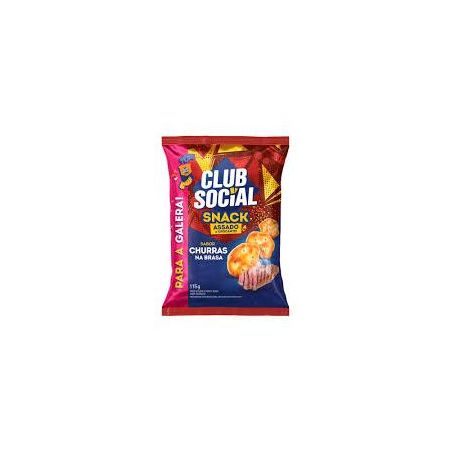 Snack club social churrasco na brasa 115g