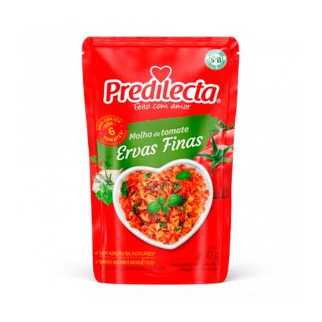 Molho tomate predilecta ervas finas 300gr* sache