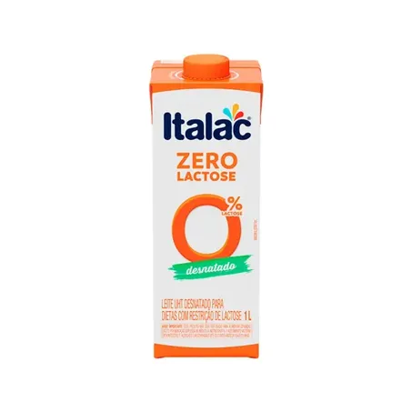 Leite Italac Zero Lactose Desnatado 1l