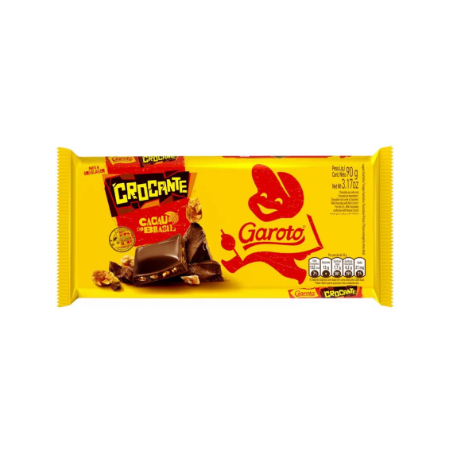 Chocolate garoto crocante 80g