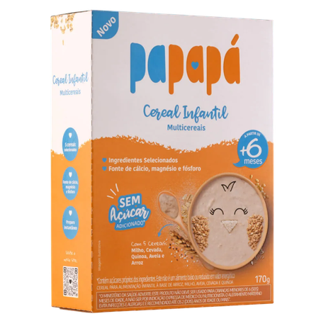 Cereal Infantil Multicereais Papapa 170g